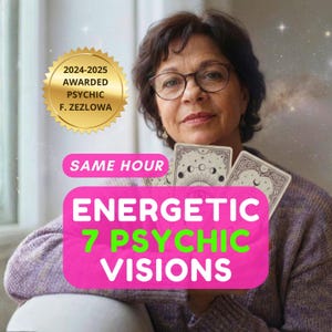 7 Visiones Psíquicas, Lectura Detallada de tu Futuro Cercano, 7 Predicciones de Lectura Psíquica en la Misma Hora, Lectura sin Herramientas