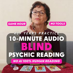 Detailed Blind Reading Report PDF + Audio | General No Tools Reading without Questions | Intuitive Psychic Guidance