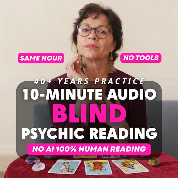 Detailed Blind Reading Report PDF + Audio | General No Tools Reading without Questions | Intuitive Psychic Guidance