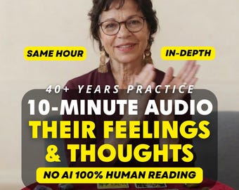 Their Feelings Tarot Report PDF + Audio | Detailed Love Insights | Relationship Guidance | Intuitive Psychic Reading