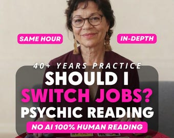 ¿Debería cambiar de trabajo? / Lectura psíquica para una nueva carrera a la misma hora / Orientación profesional / Lectura de tarot para un cambio de trabajo