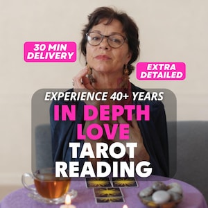 In-Depth Love Tarot Reading, Psychic Love Insights, Relationship Tarot Guidance, Same Hour Soulmate Reading, Deep Soul Connection Guidance