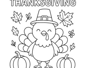 Páginas de actividades para el Día de Acción de Gracias