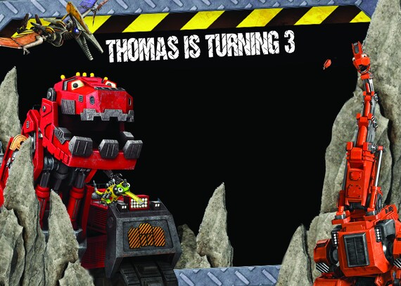Dinotrux Trux It Up Personalized Birthday Party Favor Gift T-Shirt NEW