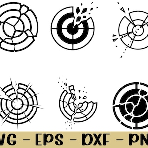 Trasig lermåltavlan Svg, Dxf, Png