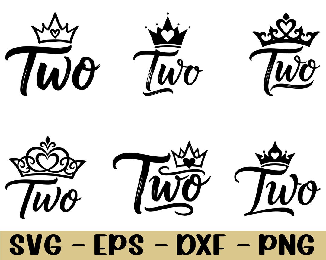 Two Typography Svg, Dxf, Png - Etsy