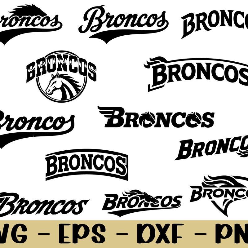 Dtf Broncos Designs - Etsy UK