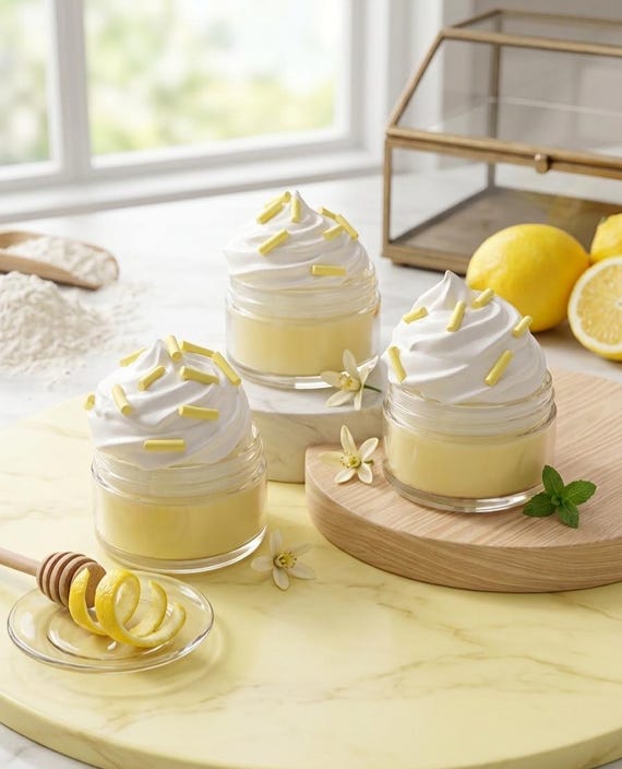 Lemon Cupcake Lip Balm – Artisanal Bakery Lip Care, Party Favors