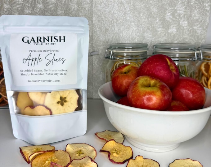 Featured listing image: Dried Red Apples Natural 40+ Dehydrated Drink Decor Garnish Craft