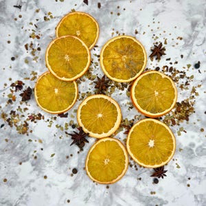 Dried Orange Slices 60+ | Cocktail Garnish, Simmer Pot & Tea Decor | Dehydrated Citrus Wheels image 6