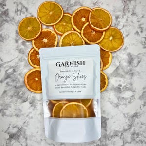 Dried Orange Slices 60+ | Cocktail Garnish, Simmer Pot & Tea Decor | Dehydrated Citrus Wheels image 11