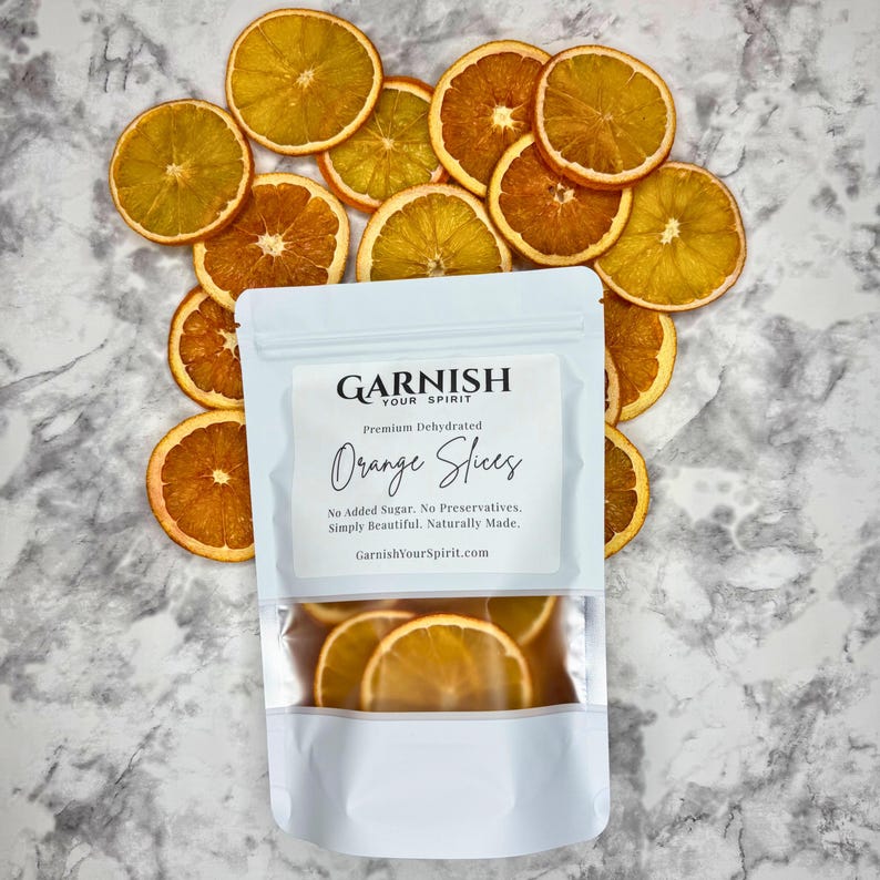 Dried Orange Slices 60+ | Cocktail Garnish, Simmer Pot & Tea Decor | Dehydrated Citrus Wheels image 11