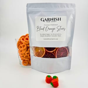 thanksgiving decor with Bulk Dehydrated Blood Orange Slices - Dried Ruby Red Orange for Cocktails and Decor 80+ slices