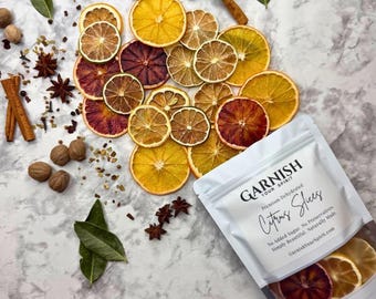 Dried Citrus Slices for Simmer Pots | Potpourri Tea Lemon Lime Orange Garnish