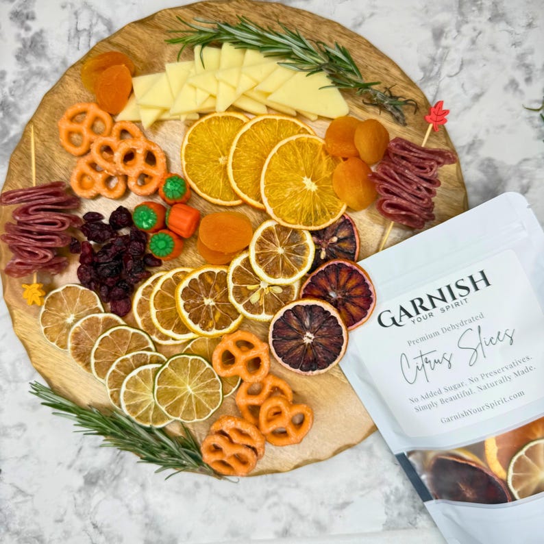Dried Citrus Mix 20+ | Cocktail Garnish & Tea Sampler | Lemon Lime Orange Dehydrated Fruit Slices image 7