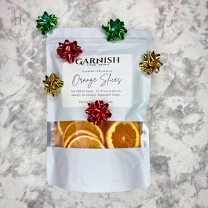 Dried Orange Slices 60+ | Cocktail Garnish, Simmer Pot & Tea Decor | Dehydrated Citrus Wheels image 7