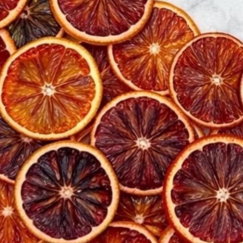bunch blood oranges spread decor