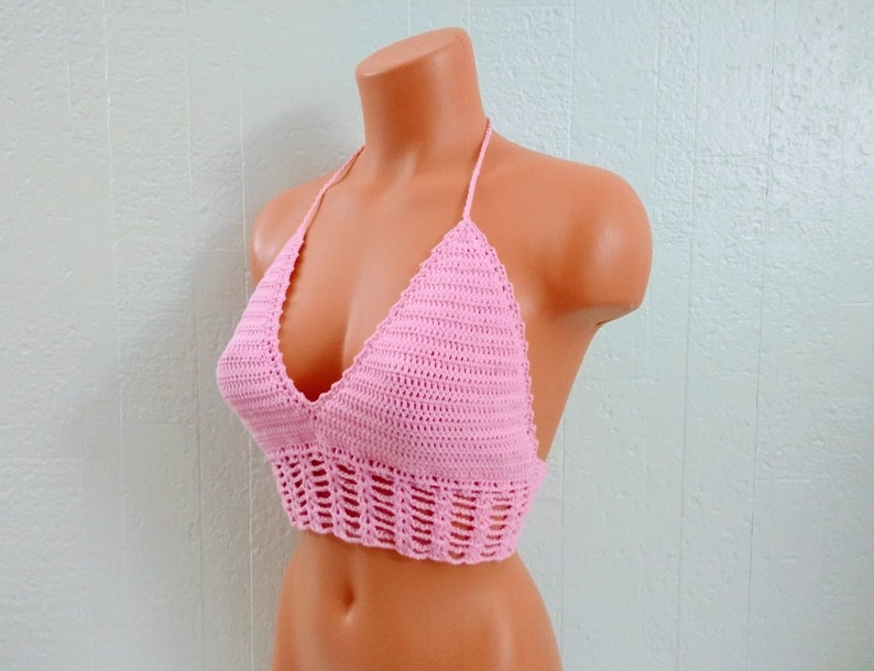 Cage Crochet Top by VikniDesigns Music Festival Crop Top