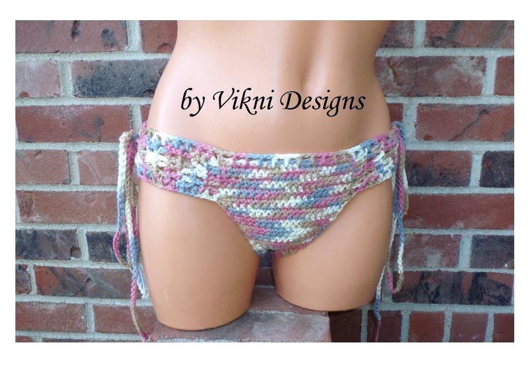 Crochet Cheeky Bikini Bottom - Barefoot Breeze