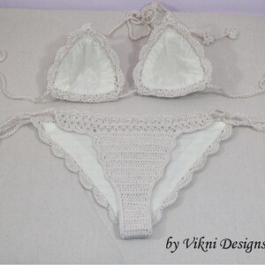 Add Sheer Lining to Any Crochet Bikini Sets Ordered From Vikni - Etsy