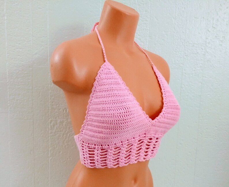 Cage Crochet Top by VikniDesigns Music Festival Crop Top