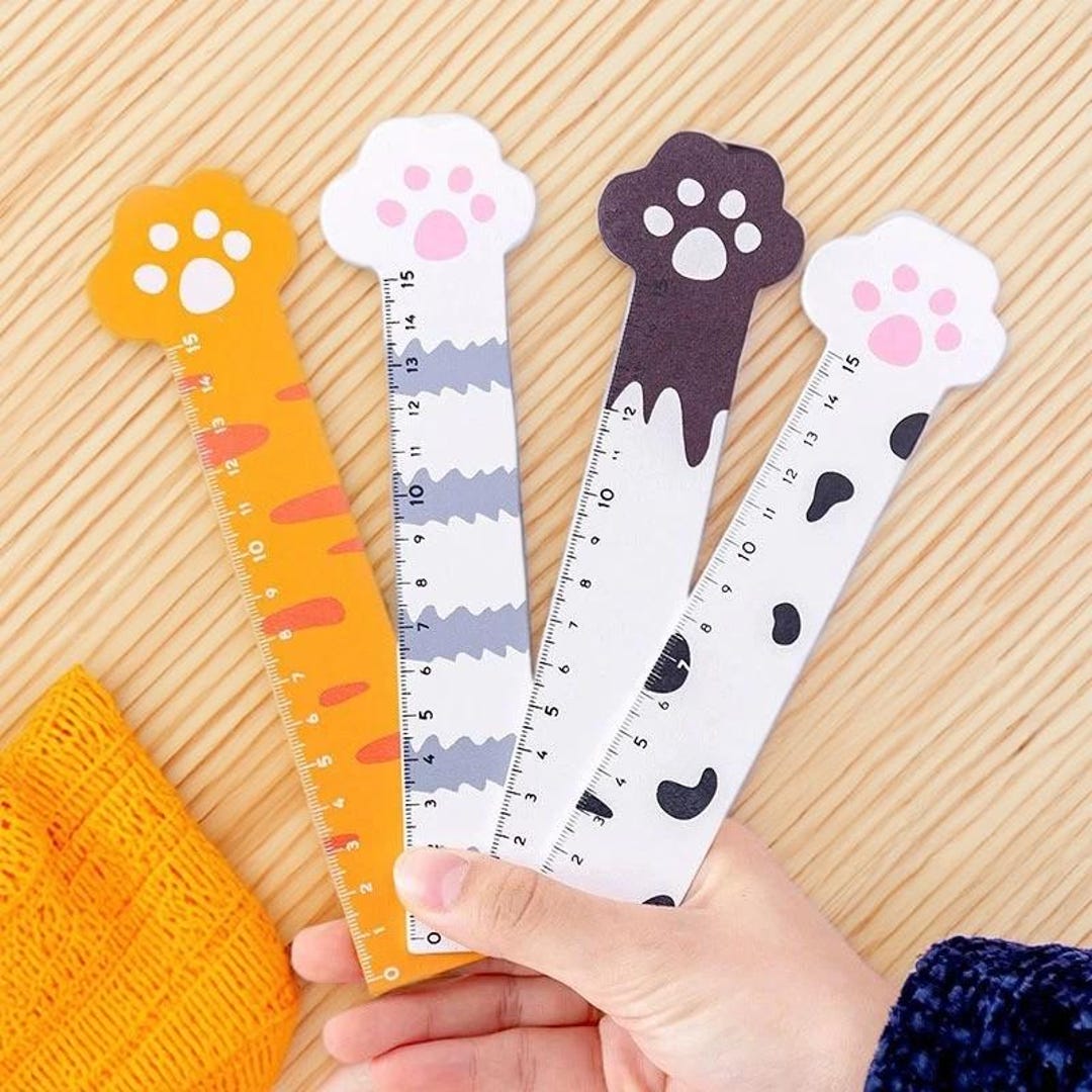 Acrylic Ruler Custom Personalized Acrylic Ruler, Custom Cute Cartoon Ruler, Engraved School ...