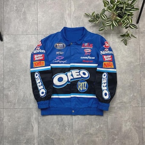 90's NASCAR OREO レーシング ジャケット　XL Vintage 90s NASCAR Oreo Chevrolet Racing Y2K Hype Jacket | eBay