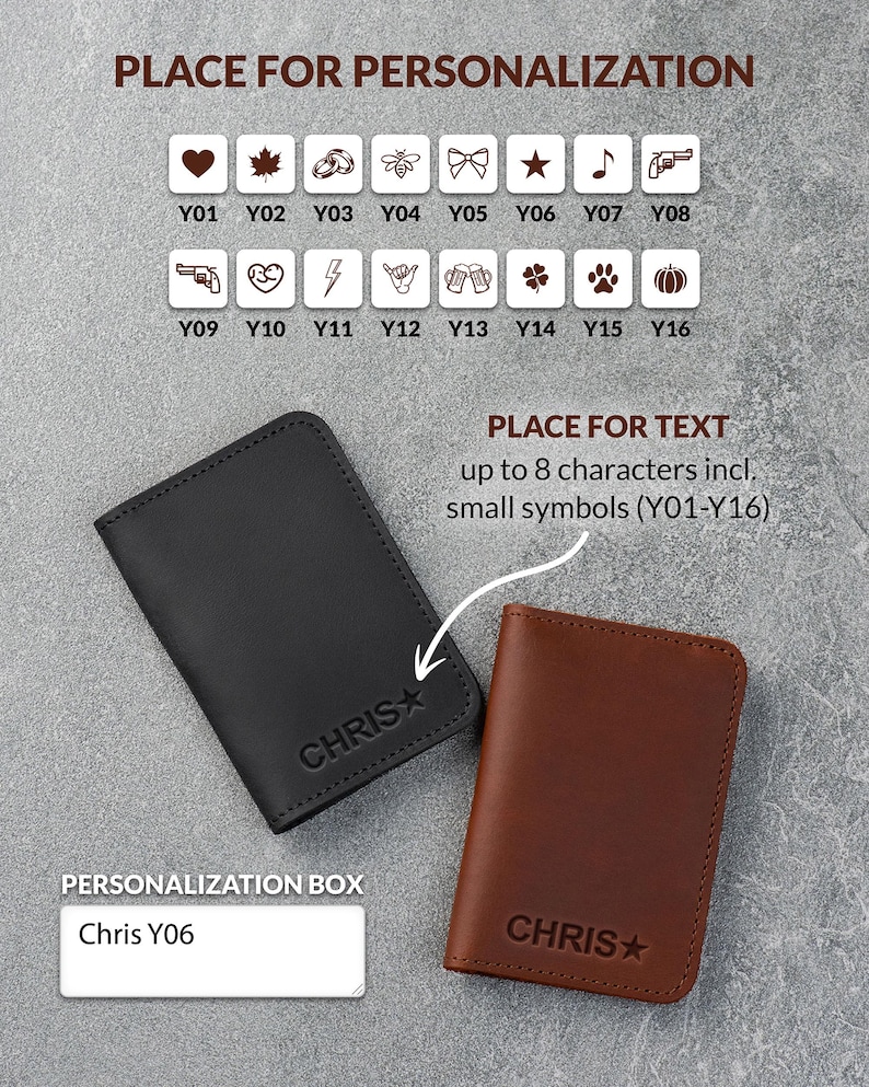 Man opening brown leather wallet with ID window and multiple card slots