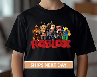 Roblox Shirt for Boys and Girls: Gamer Youth Tee, Kids and Adult Sizes