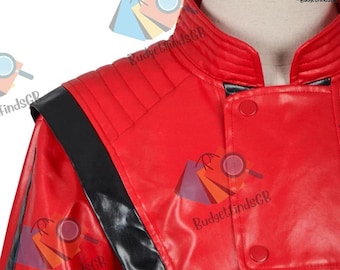 Michael Jackson Thriller Rote Lederjacke - Cosplay Kostüm