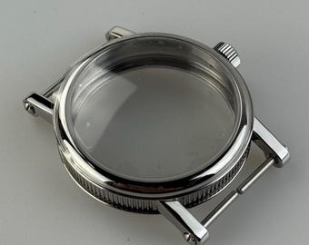 40 mm rostfritt stålboett: Gör-det-själv ETA 6497/6498/ST36-urverk