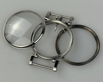 44 mm klockboett i rostfritt stål – Hamilton 921 / 917 konvertering