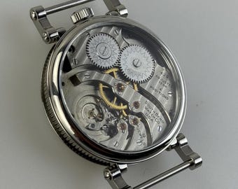 44 mm urboett i rostfritt stål – konvertering av Southband 12s fickurverk