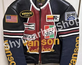 VANSON LETHERS 　Lサイズ　VS19106S VANSON LETHERS Lサイズ VS19106S VTG Vanson Leathers Motorcycle