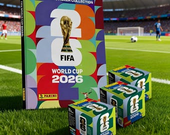 The Panini FIFA World Cup 2026™ official sticker collection  - 3 Boxes of 50 Packets and a hard cover album
