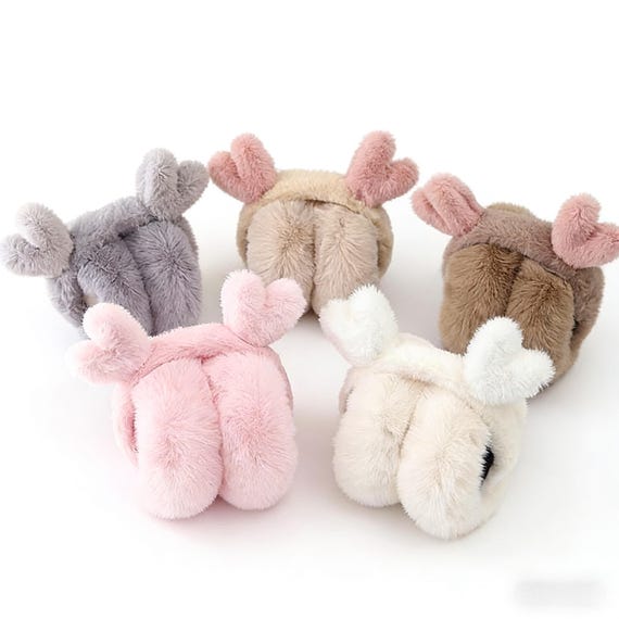 Winter Plush Foldable Earmuffs for Women & Men, Soft Warm  display picture 2