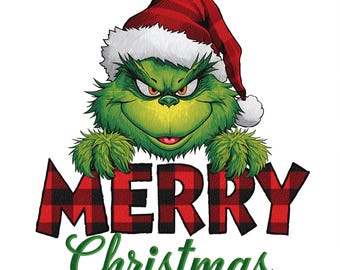 Christmas Shirt Merry Grinchmas T-Shirt, Funny Holiday Tee, Who-ville Plaid T-Shirt, Grinch Lover Gift