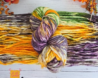 Hand-Dyed Super Bulky Yarn in The Snuggly Duckling