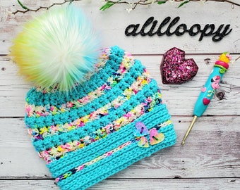 The MattieCraft Mashup Beanie Pattern - **PDF - Digital Download**