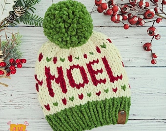 Hand Knit Luxury Christmas Beanie