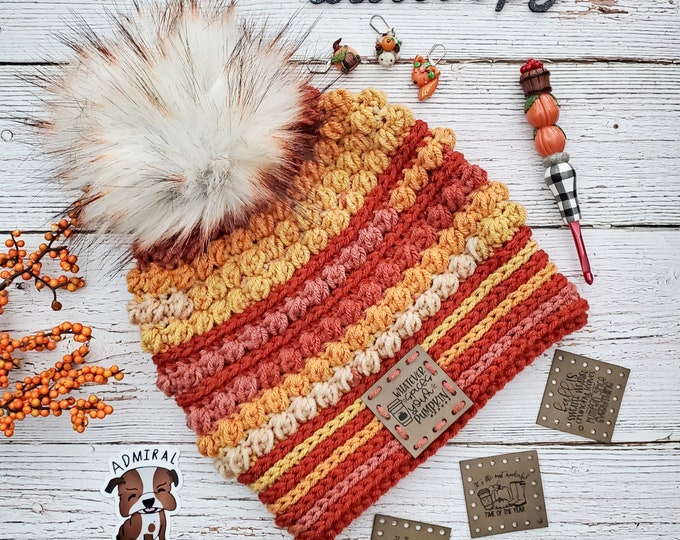 Featured listing image: Crochet Pattern: The Chalmers Street Beanie | PDF - Digital Download | Hat DIY Tutorial