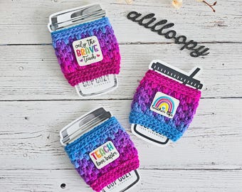 Teacher Appreciation Reusable Coffee Sleeve