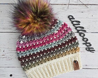 Crochet Pattern: The Bittersweet Beanie | PDF - Digital Download | DIY Hat Tutorial