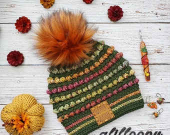 The Hello Gourdgeous Beanie Crochet Pattern- **PDF - Digital Download**