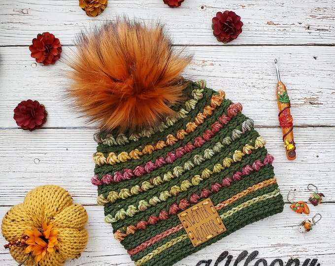 Featured listing image: The Hello Gourdgeous Beanie Crochet Pattern- **PDF - Digital Download**