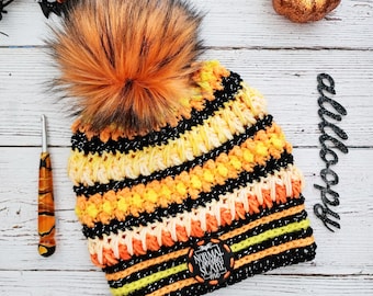 The Nevermore Beanie Pattern- **PDF - Digital Download**