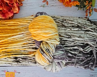 Hand-Dyed Super Bulky Yarn in Quaking Aspens