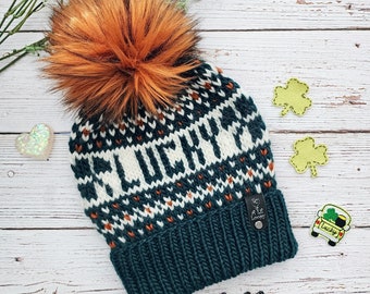 Hand Knit Luxury Lucky Beanie