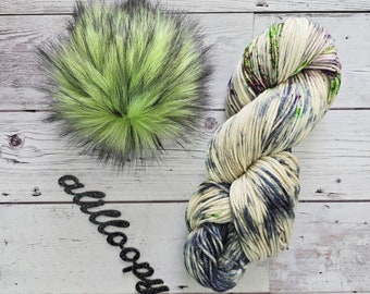 Handdyed Yarn Bundle in BeetleGhost