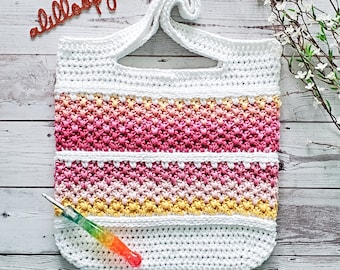 Northern Forest Tote Bag Crochet Pattern - *PDF DIGITAL DOWNLOAD* - Crochet Market Bag Pattern - Beach Bag Pattern